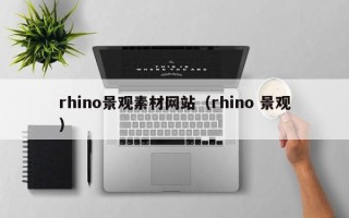 金坛rhino景观素材网站（rhino 景观）